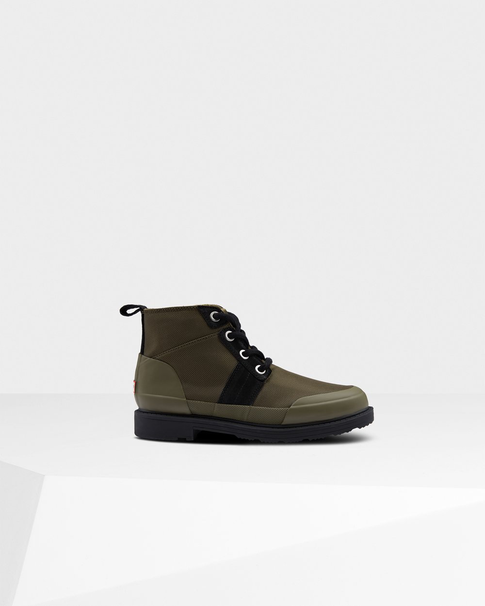 Women Hunter Original Insulated Ankle | Commando Boots Black/Olive | NZ-54972-UYFR